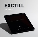 엑틸 인덕션 전기레인지 E-IT1000B 1구, 빌트인, 블랙 : 효경글로벌 김해
