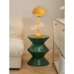 모던미드센츄리 미니 사이드테이블 간이 스툴 협탁 폴스포턴 지그재그 보조 : 요술램프나라