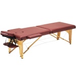 접이식 마사지 침대 안마 튼튼한 휴대용 한의원 반영구 경락 이동식 왁싱 미용베드 60cm 버건디 : 글로리샵55