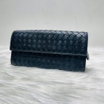 보테가베네타 150509 블랙 인트레치아토 플랩 장지갑 : 샤샤 중고명품