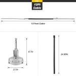 DS-2R QYMOPay 보트 스티어링 시스템, 13피트 케이블 아웃보드 키트 3/4인치 표준 테이퍼드... 및 기타 수상 선박용 시스템 10FT : 6우주상사