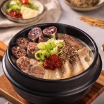 삶은 오소리 슬라이스 (2kg) 오소리감투 순대내장 돼지부속 순대국-장수한돈 : 특수미각