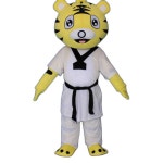 태권도 백호 학원 상품 호랑이탈 성인 단일 전신 인형탈 코스튬 공연 인형극 축제 : 오즈 글로벌