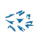 KTM 플라스틱 부품 키트 XCW/EXC 150 500 파란색 00010000389K Neptun Blue : 로웰허브