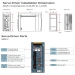 납품전문 220VAC EtherCAT 17비트 AC 서보 드라이브 모터 키트 3상 1KW 3000rpm 방수 및 : 신정종합상사1-2