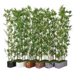 대나무장식 인테리어 조경 카페 펜션 나무 소품 조경파티션 실내 A형/사진참고 높이 1 1m 고세수경관 모사죽 10개 : 민웨이브