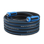 제공 2년 , 헤비 듀티 워터 하이브리드 폴리머, 킨크 저항성, 3/4인치 GHT 알루미늄 피팅, 5/8인치 ID, 600 PSI, 식수 안전장 : 트웬티에잇웰마켓