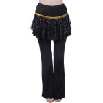 바댄스 연습복 여성댄스복 탱고 오 치마바지 라인댄스복 라틴 치마 하의 빅사이즈 M 7203다홍 : 코드나인마켓드