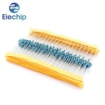 금속 필름 저항기 모듬 키트 회로 설계 및 프로토타이핑용 전자 부품 박스 1/4W 1R ~ 10M ohm 500PCs 50 값 : 분당플렉스54