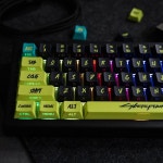 울트라에퀴프 PBT 키캡 사이버펑크 키캡이 측면을 통해 빛납니다... 측면 서브 커스텀 세트 MX 기계식 키보드 - 사이버 레몬 : 트웬티나인굿쇼핑