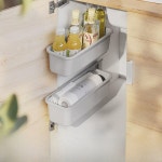 주방 벽걸이식 장바구니 수납함 캐비닛 서랍식 식탁 화이트 1 : 미라노아