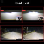 인치 100W 6000K Bi-LED 프로젝터 렌즈 Hella 3R H4 H7 9005/9006 자동차 업그레이드 개조 키트 터보 팬용 듀얼 쌍곡면 렌즈 : 프린스타46