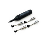 Handi-VAC 정전기 방지 미니 BGA 진공 펌프 흡입 펜 피커 납땜 핸드 툴 SMT SMD IC 칩 흡입 펜 + 4 노즐 : 이십팔플렉스