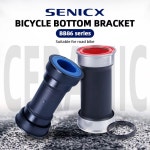 셋 브래킷 밑면 크랭크 BB86 SENICX 베어링 축 운동에 24/28 세라믹/스틸 중앙 99MM 자전거 도로 : 오늘도기쁨18