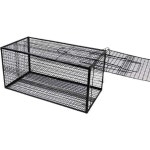 포획망 철장 길고양이 동물구조 4 고양이 휀스 동물 포획틀 오소리 사이즈 휴대용 잡기 [1 권장 찍기 큰 아기고양이 소형 트랩 케이지 : 오트릴01