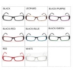 FancyG 빈티지에서 영감을 받은 레트로 클래식 스타일 직사각형 모양 안경 프레임 클리어 렌즈 2종 색상 세트 20 : Ccaso