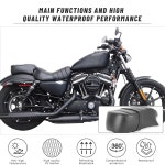 할리 데이비슨 2016-2022 스포츠스터 아이언 883 XL883N 모델(블랙-승객)을 위한 오토바이 조수석 파이온 시트 장착 : 33서초직구