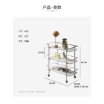 이동식 운반카 응급실 블랙 다이닝 서빙카 ABS 10단 110x59x76 카트 드레싱 6 사이즈 수정 삼층 1 사이즈 수정 삼층 : 신흥유통상사13