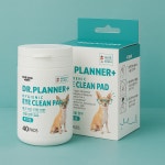 더독 닥터플래너 강아지 눈 세정제 눈물 자국 티슈 패드 아이클리닝 패드 40매 : 루니펫
