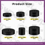 [DS-KC] Swp t 30Pcs 6사이즈 원형 스페이서 구색 키트 10/12mm 방진... 액세서리용 네오프렌 다용도 두꺼운 그로밋 DS L3 BK : blackbun-009