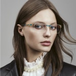 카잘 안경 CAZAL MOD 4304 COL 001 골드&스카이블루 반무테 안경 : GLEAM EYEWEAR