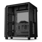 NZXT H6 Flow 컴팩트 듀얼챔버 미드 타워 에어플로우 PC 케이스 파노라마 패널링 : 베스트파이브스토어
