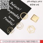 책갈피 북마크 투투 6 종류의 간단한 스타일 기하학적 모양의 금속 종이 클립 북마크 문구 학교 사무실 공급 포함 Escolar Papelaria H0323... 