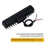 볼보트럭 예비부품 27W LED 지게차 LightsTruck 안전 작업 표시줄 12-80W 빨간색 홍수 빔 위험 영역 경고 램프 사이드 라인 마커 조명... 