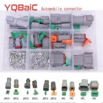 방수 자동차 커넥터 암수 플러그 및 소켓 박스 DT 04 06 2P 3P 4P 6P 8P 12P 1.5mm 166 개 : 이십팔플렉스