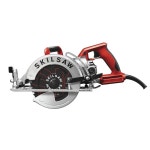 SKILSAW SPT77WML 01 15 Amp 7 1/4인치 웜 드라이브 원형 톱 , 실버 : 트웬티식스월드몰