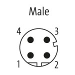 7000-14521- 0000000 MURR M12 남성 0 ° D-코드. IDC 4극, 0,14 - 차폐 100% 새 제품 : 이룸종합몰14