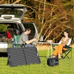 Ctolity 휴대용 발전소 500W 100W 태양광 패널 포함 캠핑용 RV용 LiFePO4 배터리 발전기 345Wh 여행용 가정용 비상 상황 AP400+SPC100... 