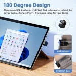 6 팩 180도 및 90도 USB 3.1 어댑터 왼쪽 및 직각 USB A 남성-여성 확장 커넥터 PC 노트북 USB : 이십팔플렉스