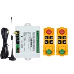 433MHZ RF 무선 DC12V 24V 10A 4 채널 원격 제어 스위치 수신기 송신기 모터/팬/가로등 전원 켜기  끄기 : 우나컴퍼니