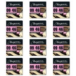 마그마 초경량 게이지 어쿠스틱 기타 80 20 브론즈 09 46 009 046 12세트 GA100B80 1 Set Extra Light (0946) : 럭스포트