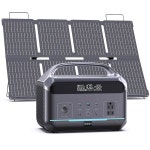 배터리 백업 AC 콘센트 2개 캠핑용 7H 고속 충전 태양광 발전기 RV 여행 가정 비상 상황 발생 다란너 휴대용 발전소 600W : 럭스포트