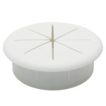 HJ GARDEN 1PC 50MM 책상 코드 그로밋 유연한 케이블 와이어 홀 커버 세트 오거나이저 사무실 홈 PC 책상용, 화이트 60mm : 티제이