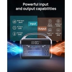 휴대용 발전소 300W 600W 서지 192Wh 60 000mAh 태양광 발전기 에어컨... 야외 캠핑용 파워 뱅크 스테이션 RV 여행 가정 비상 : 럭스포트