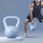 케틀벨10kg 무게조절 스쿼트 크로스핏 블랙 케틀벨 : 차이나르