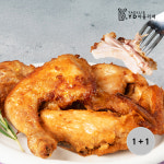 [야들리애] 국내산 후라이드 사각 옛날 통닭 한마리 530g, 1개+1개 : 제이케이글로벌 몰