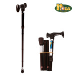 노바 3단 초경량 가벼운 접이식 노인 지팡이 어르신 할머니 노인용 효도 선물 미끄럼방지 : 진산씨앤디 스토어