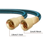 호스 매직 정원 관개 가능한 도구 농업 가든 파이프 잔디 blue stripe 2분의 1 25피트 : 스카이브릭