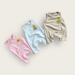 베이비 남아 여아 스마일 바디 슈트 여름 슈트(S-M)돌아기 실내복 쌍둥이슈트 : 캔디츄베베