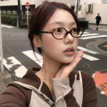 긱시크안경 블루라이트차단 오벌형 얇은 뿔테안경 호피 노안 가벼운 여자안경테 TT128 : 티에스컴퍼니