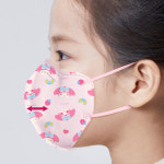 산리오 마이멜로디 유아 어린이 새부리 입체마스크 4중구조 5매입 S(소형), 핑크, 5개 : 대상메디칼