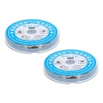 MECCANIXITY 2피스 100M/328FT 텅스텐 스크린 커팅 와이어 라인 폰 LCD 유리 개별 수리 도구, 0.035MM : 티제이