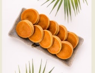 황금 찰보리빵 25g 60개 택배박스 경주 보리빵 간식 경주빵 특산품 선물 아침 식사 대용 : 황금찰보리빵 본점