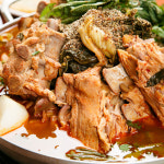 참도깨비 도국 감자탕1KG X3팩 +돌돌이 당면 우거지 뼈 해장국 국밥 캠핑음식 : 참도깨비