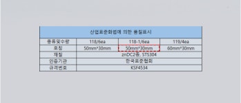 양방향 크리센트118-1 부영금속공업 비와이하드웨어 50mmX30mm 안전 베란다 인테리어 열림방지 기숙사 샷시 부속 : 부영금속