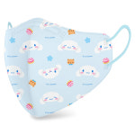 산리오 시나모롤 어린이 새부리 입체마스크 4중구조 5매입 S(소형), 블루, 2개 : 대상메디칼